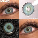 1 Pair soft Lenses Colored Contact Beauty Colored Pupils Green Contact Lenses Natural Look Lenses Women Brown Pupils