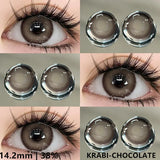 1Pair Colorcon Korean Contact Lenses for Eyes Brown Lenses Cosmetics Soft Contacts Lenses High Quality Natural Lenss