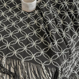 Nordic Decoration Throw Blanket Geometry Sofa Cover Homestay Living Room Knitted Blanket Hotel Bed End Towel Leisure Shawl Warm