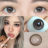 Korean Hot Sale  Lenses Beauty Pupilentes 2Pcs Soft Lens