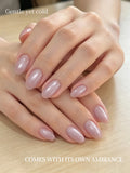 1Pc 10ML Light Purple Cat Eye Gel Nail Polish Shine, High Saturated Gloss Firm and Long lasting Nail Art Gel for Salon Nail DIY