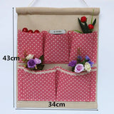 Home Storage & Organization Multilayer Fabric Hanging Storage Bag for Door Wall Wardrobe Dormitory Creative Organizer