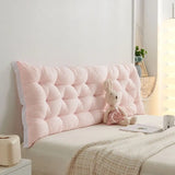 Ins Princess Wind Bedhead Cushions Soft Package Backrest Waist Protection Cushion Dormitory Anti Collision Wall Bedheads Cover