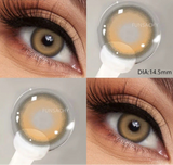 1 Pair Colored Contact Lenses for Eyes Natural Fashion Lenses Gray Beauty Pupils Blue Eye Lens Cosmetics Soft Contacts