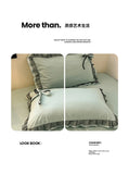 Bedclothes Lace Style Bed Sheets Set Skin-friendly Bedding Set Single Double King Duvet Cover Bed Linen Set For Girls