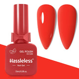 Single-use gel nail polish, 15ml each, requires LED lighting, solid color, a must-have for manicures | Vibrant nail colors | Nai