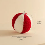 New Christmas Decorations Red and White Walking Stick Plaid Christmas Balloon Hot Air Balloon Hanging Christmas Tree Decoration