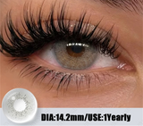 Fashion Colorful Eyes Contacts Colored Contact Lenses Yearly Blue Gray Beauty Pupils Brown Makeup Eyes Lenses 2pcs/pair