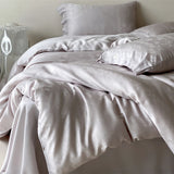 Lyocell Jacquard Soft Silky Cooling Bedding Set Single Double Queen King Duvet Cover Bed Sheet/Fitted Sheet Pillowcases 3/4Pcs