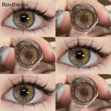 Colored Contact Lenses High Quality Brown Lenses Natural Iris Lenses Hazel Contacts Colored Pupils Cosmetic Beauty