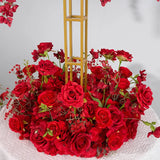 Artificial Lily of The Valley Red Ferris Wheel Flower Wedding Table Decoration Ornament Wedding Decoration Flower Arrangement
