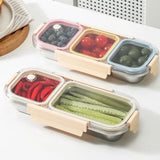 304 Stainless Steel Bento Box Thermal Insulation Portable Divided Lunch Box with Fork Spoon Leak Proof Food Container