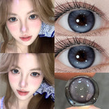 1 Pair Contact Lenses with Degree Colored Pupils Brown Lenses Blue Natural Korean Soft Lenses Fast Shipping
