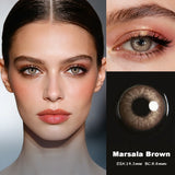 Light Green Colored Contact Lenses 1 Pair Soft Anime Cosplay Party Eye Lens Wholesale Marsala