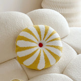 Sweet and Cute Milk Candy Round Plush Cartoon Living Room Decorative Cushion Non-Standard Soft Bed Pillow Plush Pillows