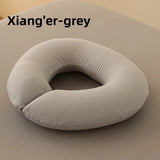 Professional Salon Use round Face Pillow Massage Bed Hole Pad Removable Cover Neck Shoulder Back Massager U-Shaped Pillow