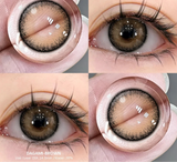 2Pcs Basic Color Natural Contacts Lenses Soft Naturally Colored Cosmetics Black Brown Beautiful Pupil Contacts Lenses