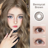 Color Contact Lens 6 month replacement lenses cosmetic wear 2pcs