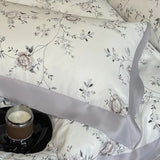 Luxury Digital Printing Flowers and Plants Bedding Set Lyocell Eucalyptus Fiber Soft Silky Duvet Cover Bed Sheet Pillowcase 4Pcs