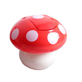 Kitchen Trash Bin Shaking Head Desktop Paper Basket Multifunctional Household Storage Bin Car Mounted Cute Mushroom Trash Bins
