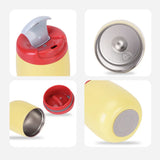 300ml Stainless Steel Eggshell Thermos Cup For Children,Women,Holiday Gift,Double-layer Vacuum Drinkware,Thermal Water Bottle