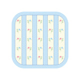 Sweet Korean Style Floral Table Mat Absorbent Non-Slip Heat Insulated Pad Lightweight Bowl Cup Coaster Girls Room Home Gift