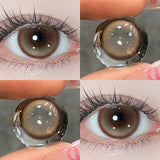2PCS Myopia Contact Lenses for Eyes Color Prescription Korean Pupils Parkas Makeup Beauty Contact Lenses Year Fast Blue