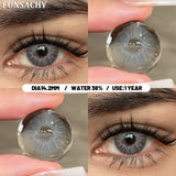 1 Pair Colorful Contact Lenses Natural Eye Makeup Contacts Lens for Eyes Korean Soft Lens Cosmetic Pupils Color Eye Len