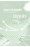 Korean Style Summer Cool Quilt For Girl Skin-friendly Washed Cotton Air Conditioning Quilt Breathable Soft Blanket Home Textiles