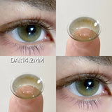 14.2mm Natural Y2K Colored Contacts 2pcs 6 Months Glossy Shiny Eye Lenses Soft Makeup Lenses