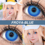 2pcs Hot Cosplay Contact Lenses for Eyes Black Eye Lenses Red Lens Eye Makeup for Halloween Anime Cosplay Crazy Lenses