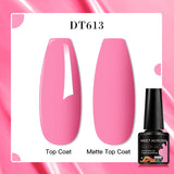 7ml Rubber Base Nail Gel Polish Nude Milky White DIY Nail Art Soak Off Gel Polish Semi Permanent Painting UV Vernis
