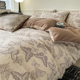 Jacquard Bedding Set Light Luxury Duvet Cover Pillowcase and Bedsheet Bed Linen Set Comforter Queen Bedroom Decor Home Textiles