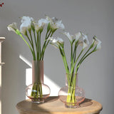 5pcs Large Calla Lily Artificial Flowers Wedding Decor Bridal Bouquet  Fake Flowers Realistic Callas Home Decoration Accessories