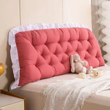 1pcs Princess Style Dormitory Back Cushion Universal Anti Collision Bedside Decoration Backrest Soft Tatami Headboard Cushions