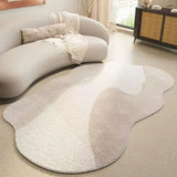 Super Large Carpets INS Irregular Fluffy Carpet Bedroom Bedside Area Rugs Children Playmats Simple Style Floor Mats Decor