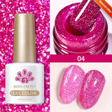 10ml Blossoming Gel Nail Polish Clear Watercolor Spreading Effect Functional Gel Easy To Apply Nail Art Design Home
