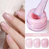 10ml Red Series Gel Nail Polish Winter Dark Red Glitter Nail Art Varnish Semi Permanent Soak Off UV LED Gel