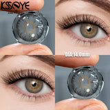 2Pcs Best Selling Contacts Colored Lenses Blue Green Grey Series Soft Lens EyeBeauty Pupil