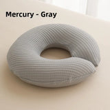 Professional Salon Use round Face Pillow Massage Bed Hole Pad Removable Cover Neck Shoulder Back Massager U-Shaped Pillow