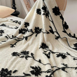 Autumn Warm Blanket Office Sofa Nap Leisure Blanket Thickened Coral Velvet Shawl Air Conditioning Cover blanket