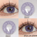 2pcs Blue Natural Color Contact Lenses for Eyes Brown Lenses Colorcon Korean Lenses Yearly Beauty Brown Eye Contacts