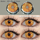 1pair Eyes Lenses for Eyes Blue Lneses Beauty Makeup Yellow Eye Contact Lenses Cosmetic Color Lens Eyes
