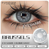 2Pcs Colored Contact Lenses for Eyes Natural Blue Eyes Lenses Gray Pupils High Quality Green Contacts Yearly Disposable