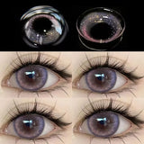 1 Pair Color Contact Lenses for Eyes Purple Lenses Natural Round Lens Color Cosmetics Beauty Pupil Yearly Fast Delivery