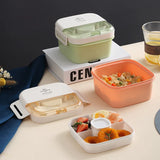 Bento Lunch Box,Portable Double Layer Salad Box,Lunch Box for Toddlers with Tableware,Microwavable Food Storage Container