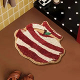 Christmas Butterfly Festival Bedroom Rug Apple Bathroom Mat Tidy Bedside Carpet Foot Pad Bathmat Doormat Aesthetic Home Room