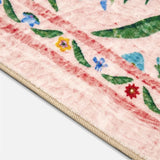 Floral Print Bedroom Carpets Vintage Art Living Room Rugs Large Area Foldable Machine Washable Soft Floor Mats Alfombra Tapis 러그