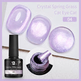 7.5ml Golden Gradient Cat Eye Nail Polish Gel Phototherapeutic Gel Soak Off Nail Magnetic Gel Polish Nail Art DlY