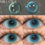 2pcs/Pair Myopia Natural Korean Lens Color Contact Lenses Blue Contact Lens Green Pupil Beauty Eyes Lenses Makeup New